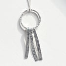 Statement sterling silver pendant 