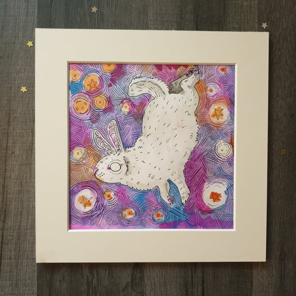 Space Rabbit Original Drawing