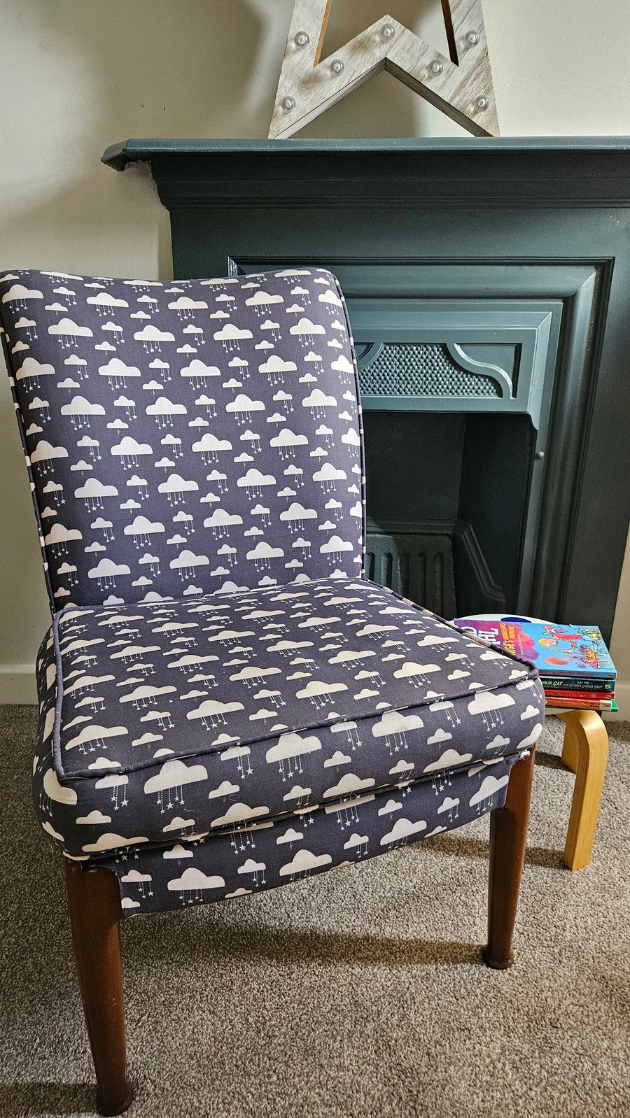 Children's Cloud Print Chair