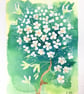 Hawthorn tree watercolour painting - Image 4