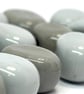 Handmade shiny pebble lamp work glass beads - Image 3