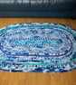 Hand Made Jelly Roll Rug - Tie-Dye Fabric