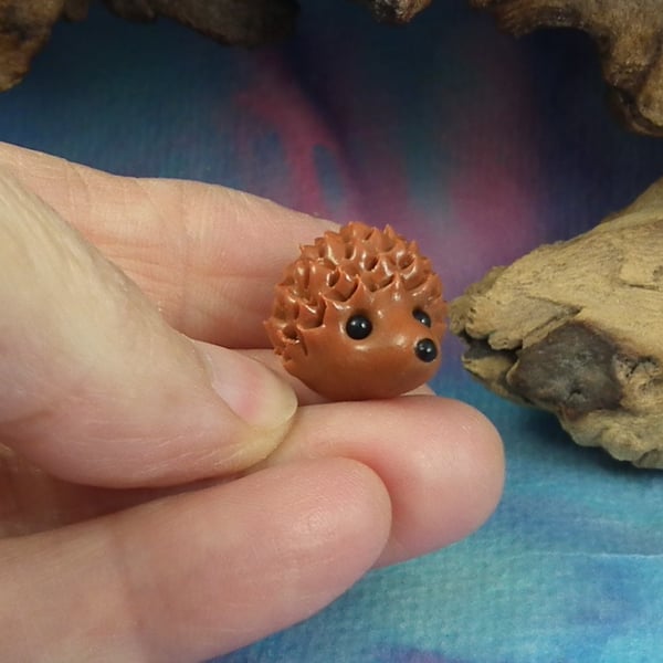 High'n'Over Baby Hedgehog 'Hanni' OOAK Sculpt by Ann Galvin