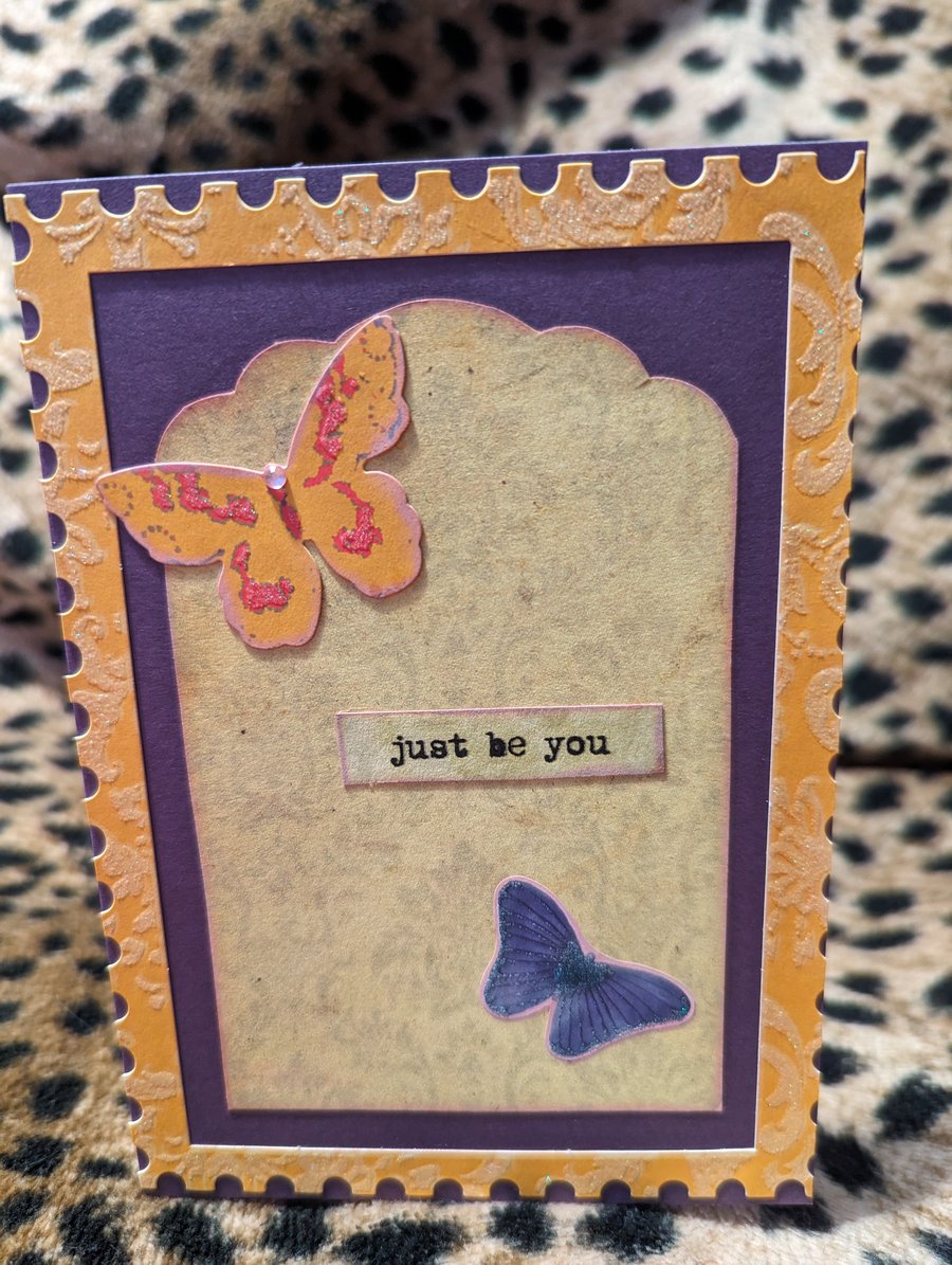 Just be Yourself card