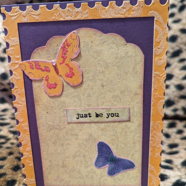 Just be Yourself card