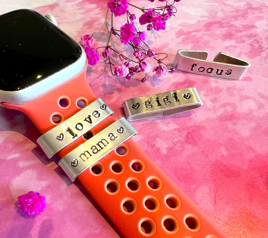 Personalised Name Watch Band Charm