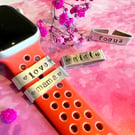 Personalised Name Watch Band Charm