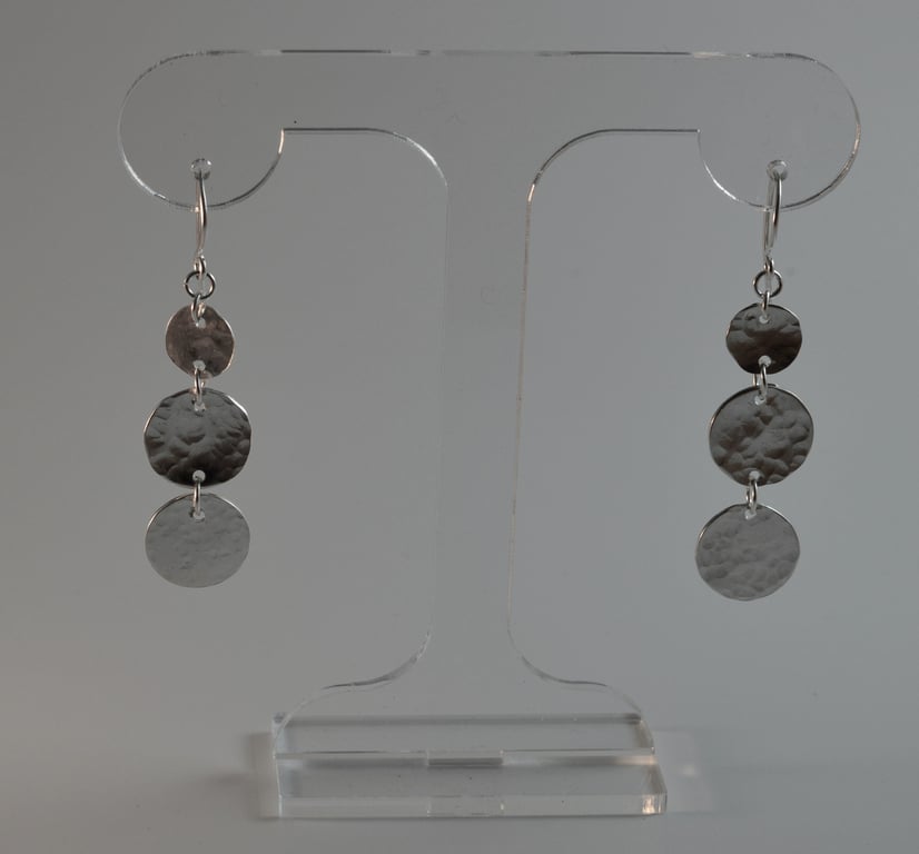 STERLING SILVER EARRING, handmade,statement earrings, dangle,gifts for her
