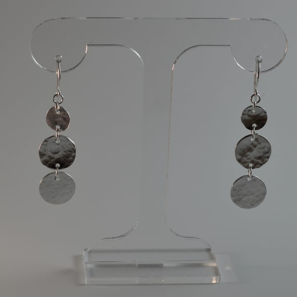 STERLING SILVER EARRING, handmade,statement earrings, dangle,gifts for her