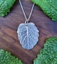 Silver Garden Mint Leaf Pendant - Image 2