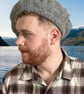 Outlander Inspired Scots Bonnet, Grey Shetland Wool, Head Circumference 56-61cms - Image 2