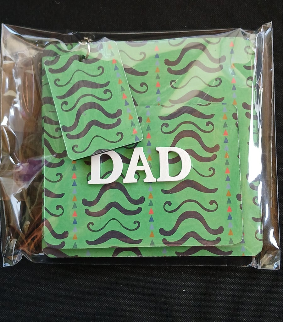 Hand decorated coaster, keyring and fridge magnet 