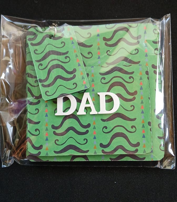 Hand decorated coaster, keyring and fridge magnet 