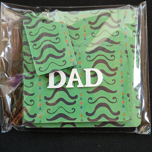 Hand decorated coaster, keyring and fridge magnet 