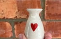 Handmade ceramic Bud vases