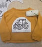 Stick and stitch embroidery templates - TRACTORS