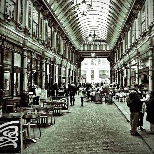 Leadenhall Market City of London England UK Photograph Print