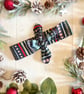 Dog Necktie - Christmas Stripes - 5 Sizes Easy Tie On - Image 3