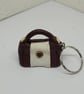 Miniature Polymer Clay Handbag, 1:12 Dollhouse Accessory, Fashion Cake Topper - Image 3