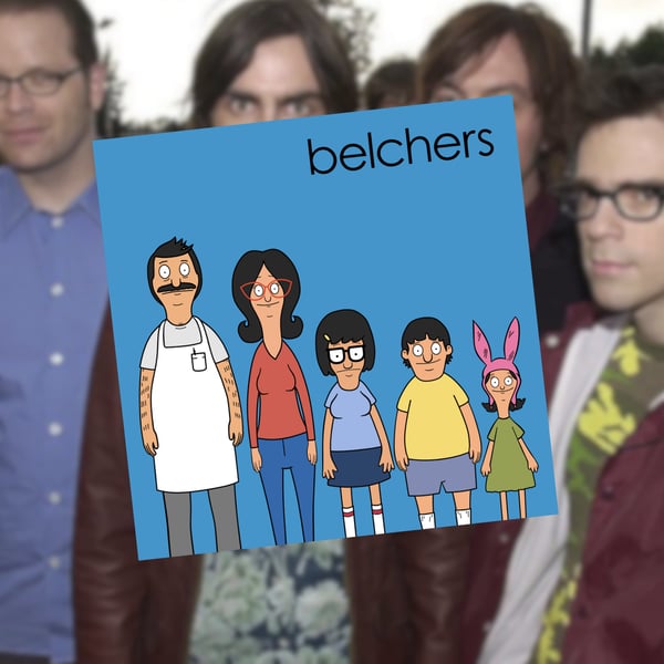 Weezer x Bob's Burgers Album Art Mash-Up Print