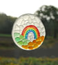 Rainbow beach glass sun catcher - Image 1