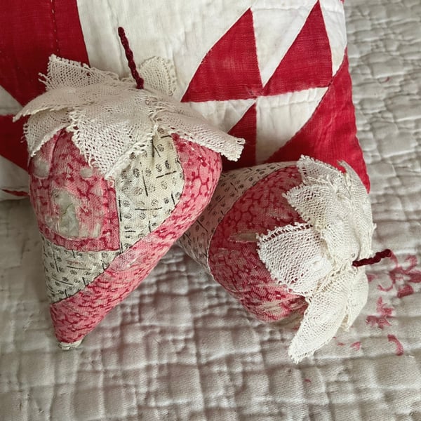 Strawberry pin cushion or bowl filler