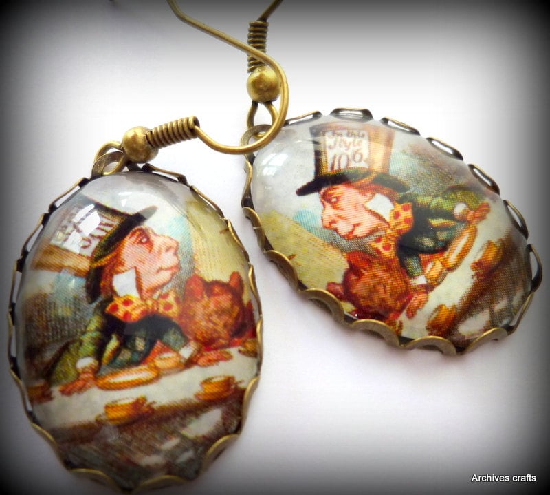 Mad Hatter Earrings
