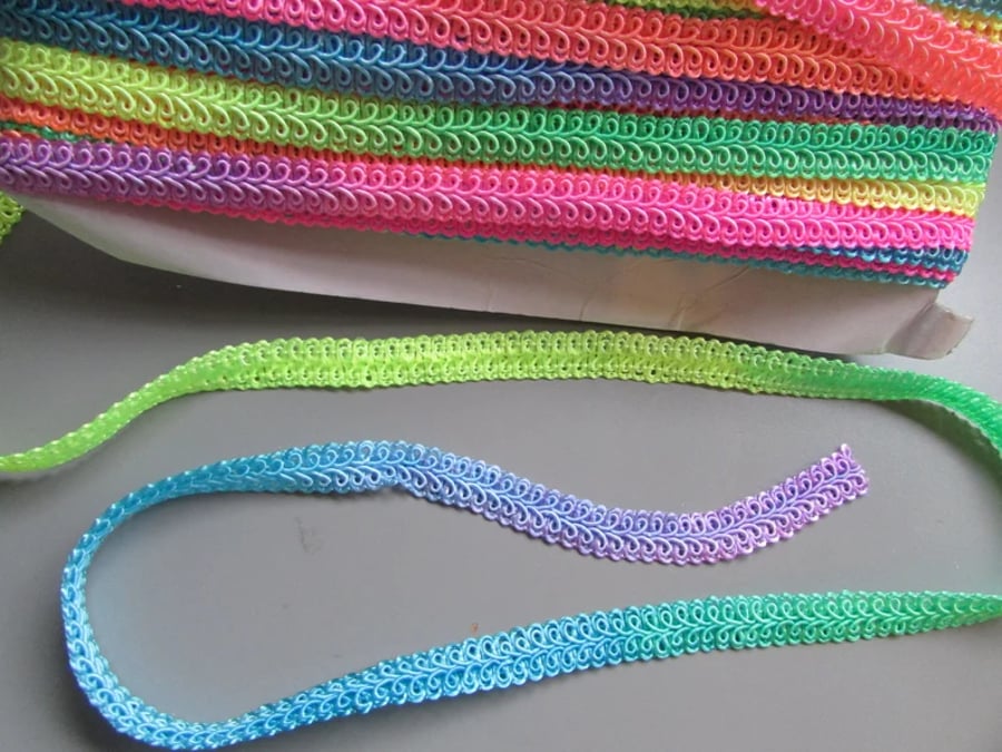 Rainbow Braid sold by the metre