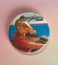 Mellifera Dynasty pin badge - Ladybird hybrids - cow secretary - Image 1