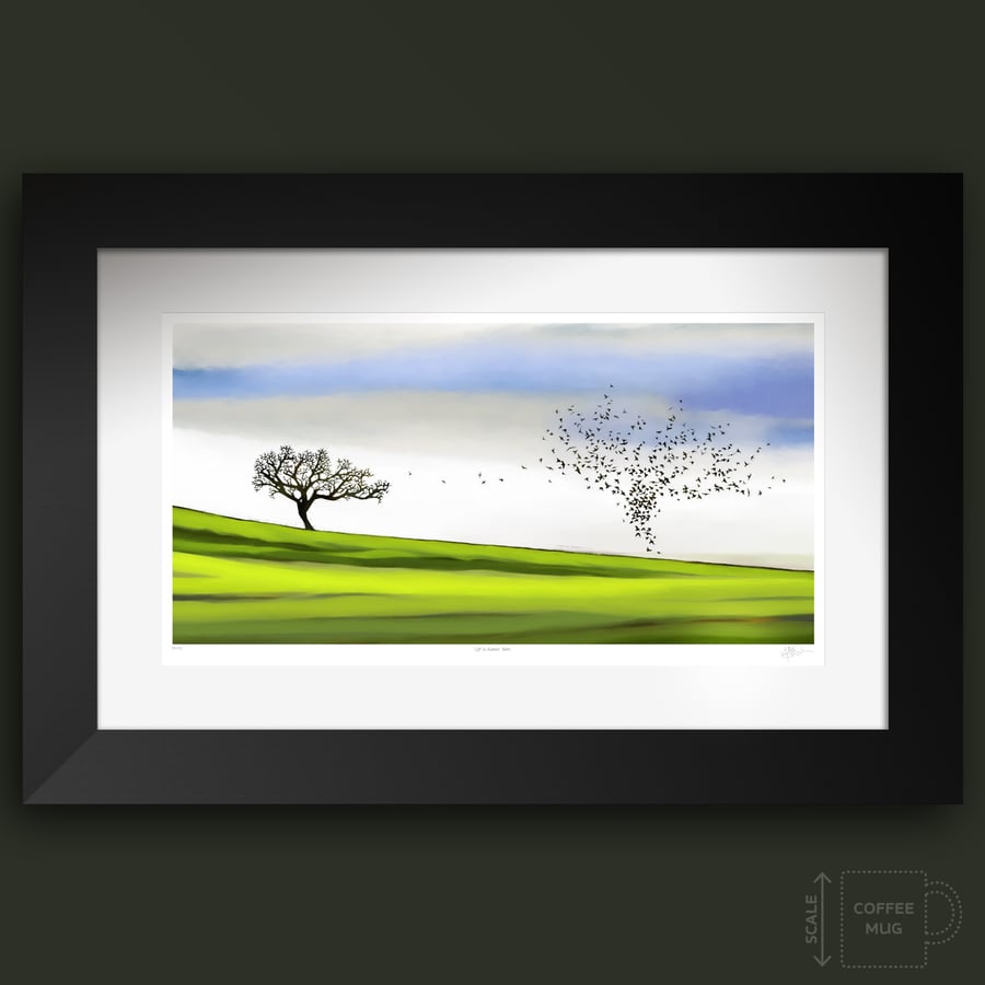 Life In Nature. Three. Large framed