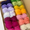 Small Spring Bouquet Mohair Wool Yarn Selection Pack for Wet Felting