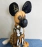 African Wild Dog Doorstop