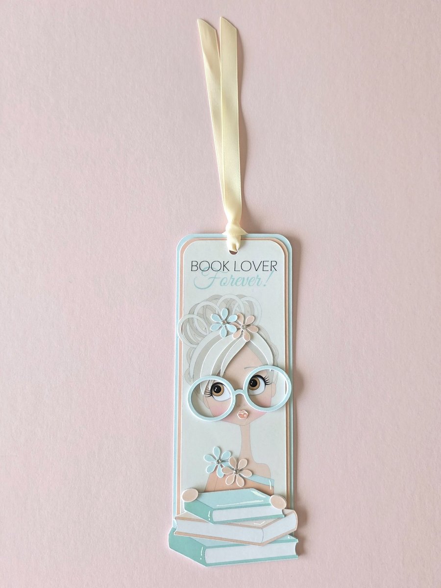 Personalised Book Lover Bookmark - Book Lover Forever - Gift for Reader