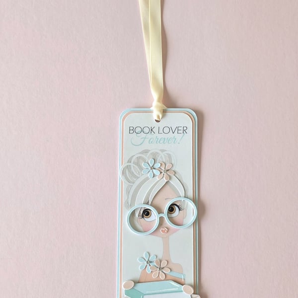 Personalised Book Lover Bookmark - Book Lover Forever - Gift for Reader