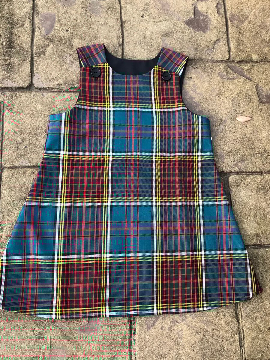 Anderson Tartan Pinafore Dress