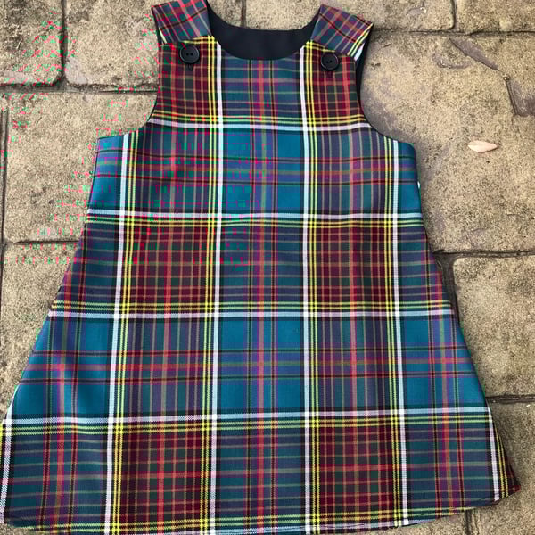 Anderson Tartan Pinafore Dress