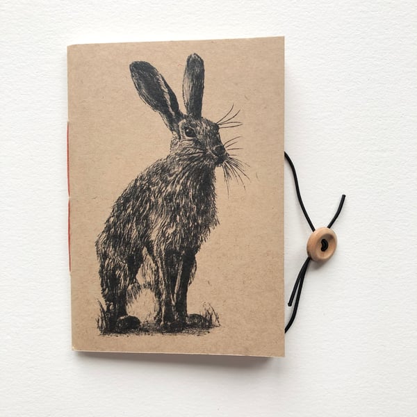 Notebook. Pocket sized. Thoughtful Hare.