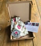 Felt Liberty fabric charm brooch badge - Image 3