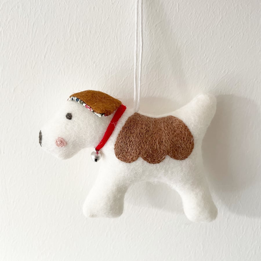 Heirloom Terrier Christmas Decoration 