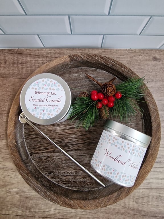 Woodland Walks Pine Scented Candle 230g pine & cedarwood