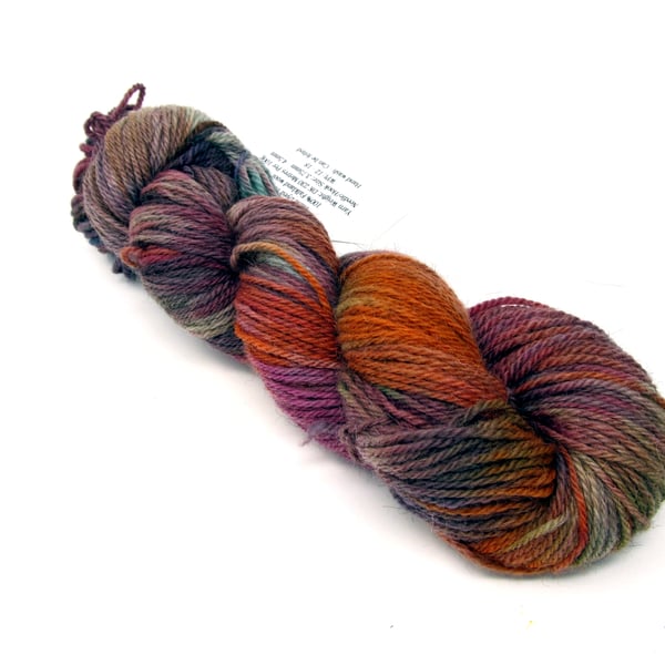Coastal Sunset - Hand Dyed DK Falkland Wool Yarn 100g CS05 Knitting Crochet 