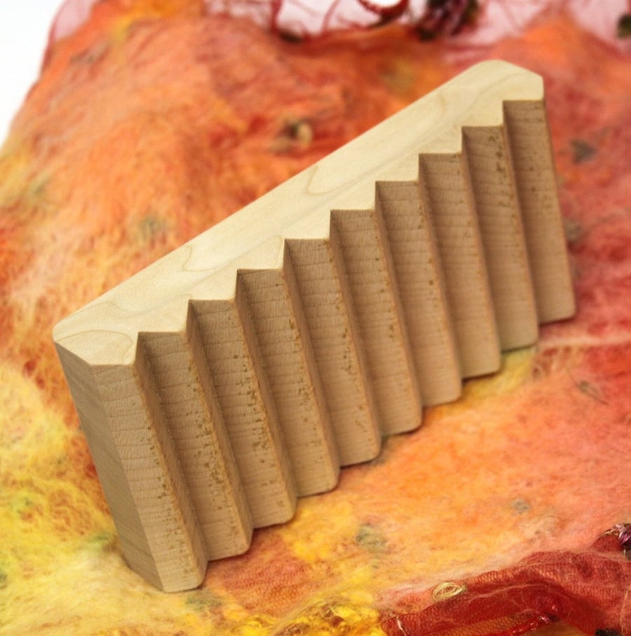 Wooden Felting Fulling Block Rectangular