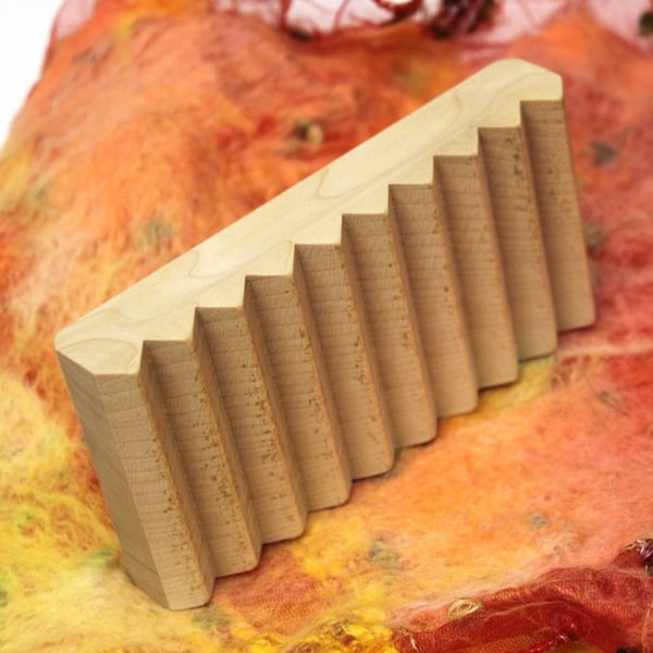 Wooden Felting Fulling Block Rectangular