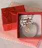 Stunning White Seaglass on 925 Rose Gold Box Chain and Pinch Bail - Eco friendly