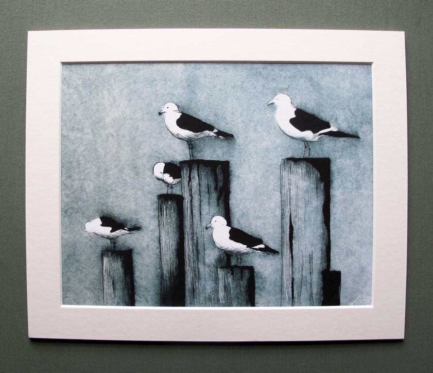 Fine Art Print Gulls