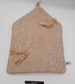 Peg bag, clip on in beige pattern fabric.   - Image 4