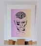 Fractured i - pastel mini print - Image 3