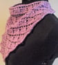 Kerchief Cowl, Scarf, Neckwarmer, Neckerchief, Knit Bandana, Handspun, Merino - Image 6