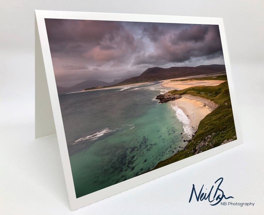 Luskentyre West Harris Outer Hebrides - Scotland Greeting Card by Neil Barr