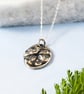 Heal-All Wildflower Pendant Necklace in Recycled Fine and Sterling Silver - Image 4